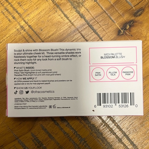 NEW IN BOX OFRA Midi Blossom Blush Palette - Picture 4 of 4